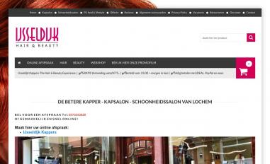 Schermafbeelding van ijsseldijkkappers.nl