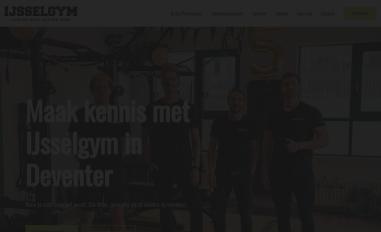 Schermafbeelding van ijsselgym.nl
