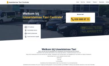 Schermafbeelding van ijsselsteinsetaxicentrale.nl