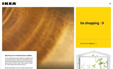 Schermafbeelding van ikea.com