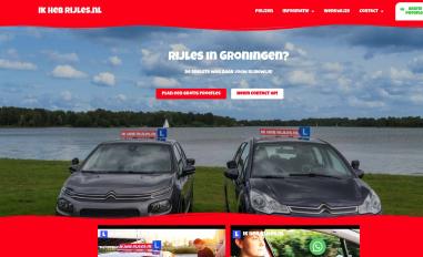 Schermafbeelding van ikhebrijles.nl