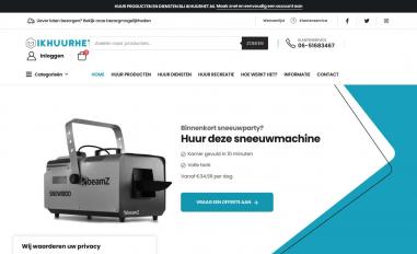 Schermafbeelding van ikhuurhet.nl