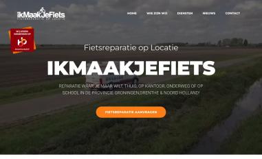 Schermafbeelding van ikmaakjefiets.nl