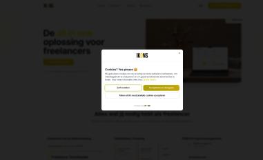 Schermafbeelding van ikonsfreelance.io