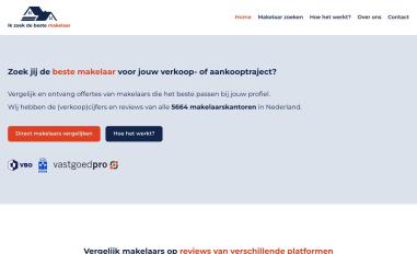 Schermafbeelding van ikzoekdebestemakelaar.nl