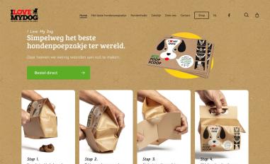 Schermafbeelding van ilovemydog.nl