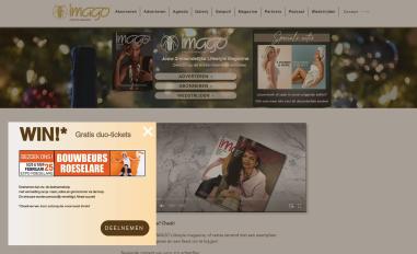 Schermafbeelding van imagomagazine.be