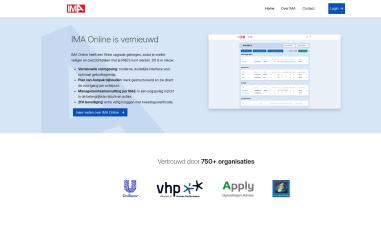 Schermafbeelding van imaonline.nl