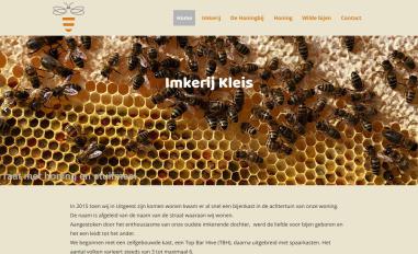 Schermafbeelding van imkerij-kleis.nl
