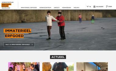 Schermafbeelding van immaterieelerfgoed.nl