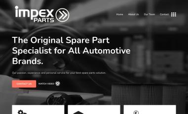 Schermafbeelding van impexparts.eu