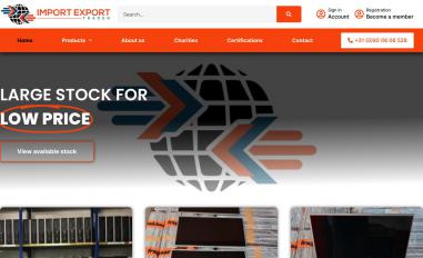 Schermafbeelding van importexport-trader.com