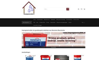Schermafbeelding van impregneeroutlet.nl