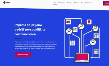 Schermafbeelding van impress.nl