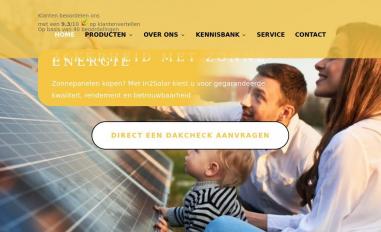 Schermafbeelding van in2solar.nl