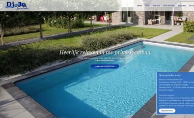 Schermafbeelding van inbouwzwembaden.nl