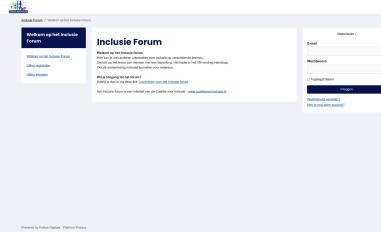 Schermafbeelding van inclusieforum.nl