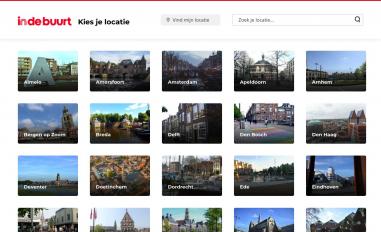 Schermafbeelding van indebuurt.nl