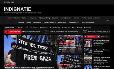 Schermafbeelding van indignatie.nl