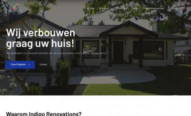 Schermafbeelding van indigo-renovations.nl