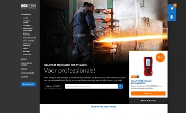 Schermafbeelding van industore.nl