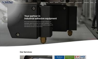 Schermafbeelding van indutech.be