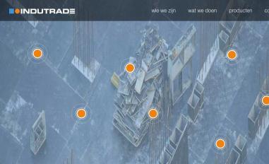 Schermafbeelding van indutrade.nl