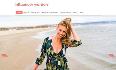 Schermafbeelding van influencerworden.nl