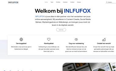 Schermafbeelding van influfox.nl