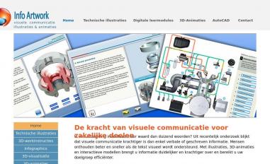 Schermafbeelding van info-artwork.nl