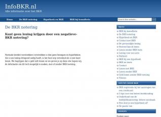 Schermafbeelding van infobkr.nl
