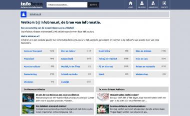Schermafbeelding van infobron.nl