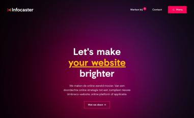 Schermafbeelding van infocaster.net