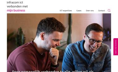 Schermafbeelding van infracom.nl
