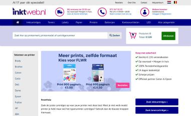 Schermafbeelding van inktweb.nl