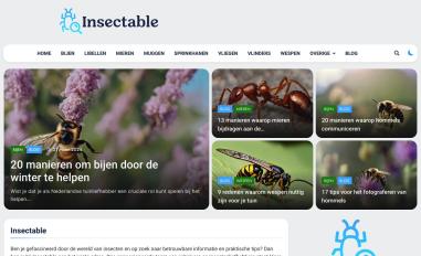 Schermafbeelding van insectable.nl