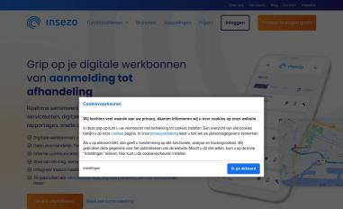 Schermafbeelding van insezo.com