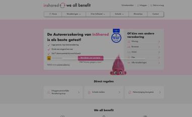 Schermafbeelding van inshared.nl