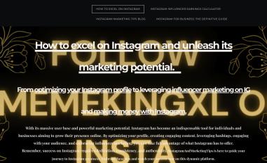Schermafbeelding van instagramandmarketingtips.weebly.com