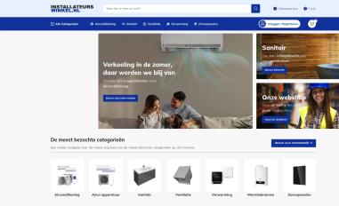 Schermafbeelding van installateurswinkel.nl