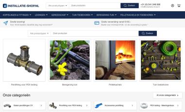 Schermafbeelding van installatie-shop.nl