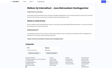 Schermafbeelding van internalhost.eu