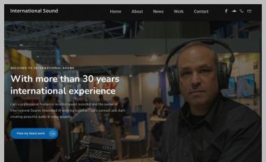 Schermafbeelding van internationalsound.eu