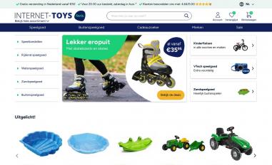 Schermafbeelding van internet-toys.com