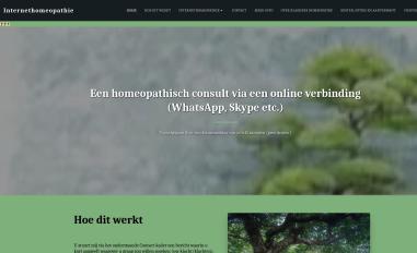 Schermafbeelding van internethomeopathie.com
