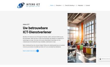 Schermafbeelding van intero-ict.nl