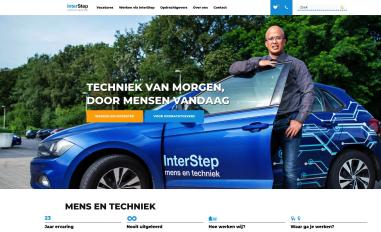 Schermafbeelding van interstep.nl