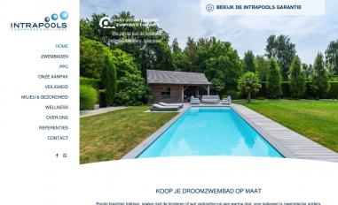 Schermafbeelding van intrapools.be