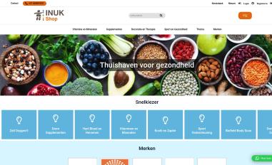 Schermafbeelding van inukshop.eu