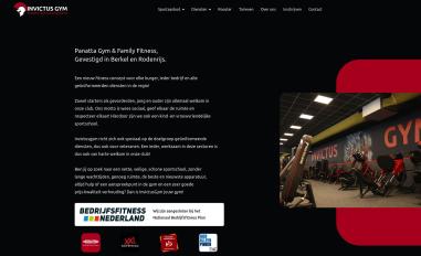 Schermafbeelding van invictusgym.nl